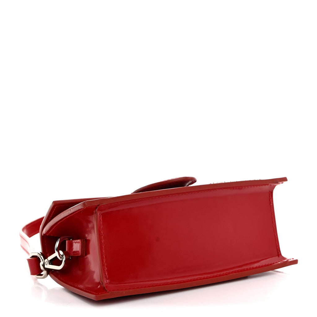 Glazed Calfskin Le Bambino Red