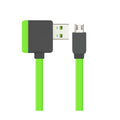 Reiko Micro Usb Piggyback Flat Liberator Usb Cable 3.2Ft In Green