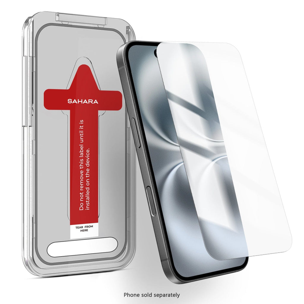 SAHARA - ZeroDamage Tempered Glass Screen Protector - Apple iPhone 16 Plus - ZD00153