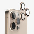 Entronix Camera Lens Protector Compatible with iPhone 16 Pro/16 Pro Max - Luxury Metal