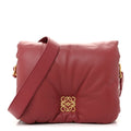 Lambskin Goya Puffer Bag Plumrose