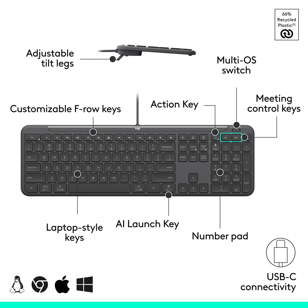 Logitech Signature Slim Wired K620