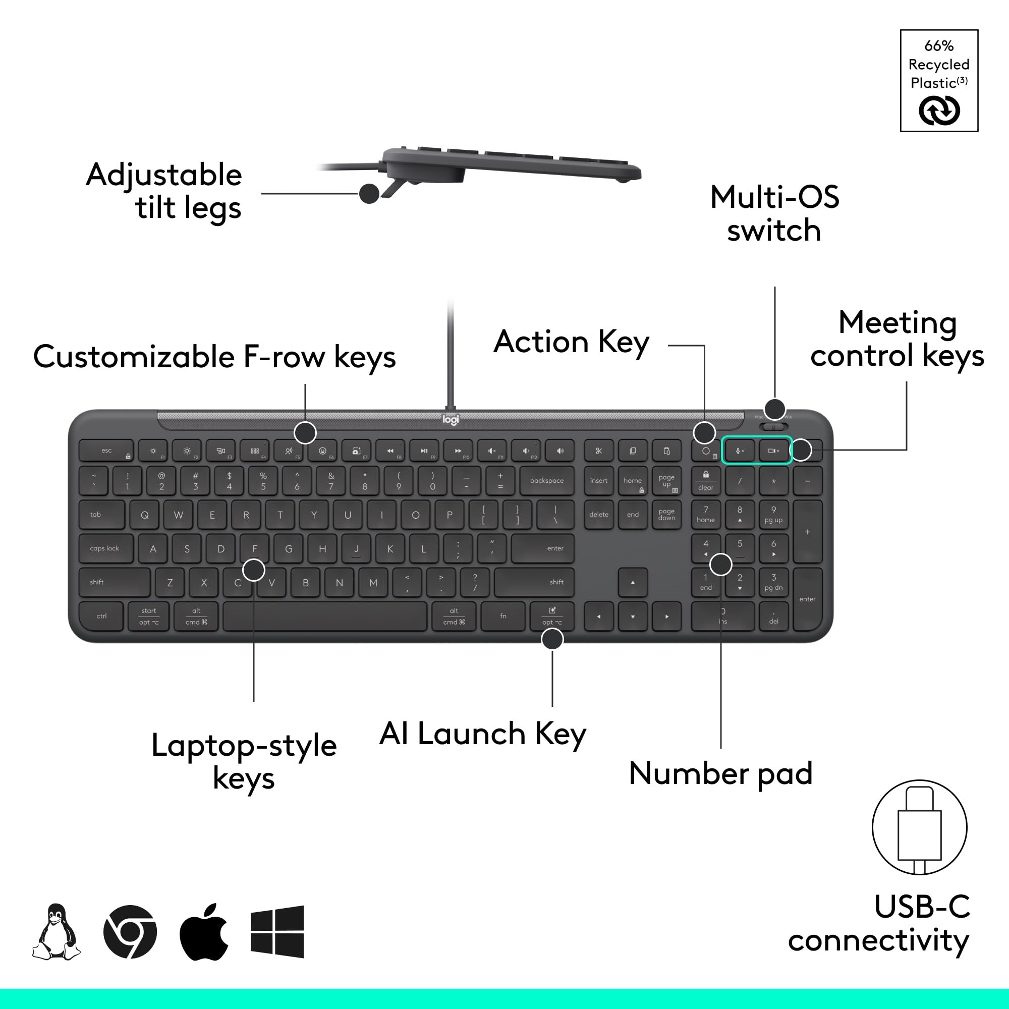 Logitech Signature Slim Wired K620