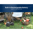1-Pair Mini Pebbles Duo Bluetooth Speakers with TWS