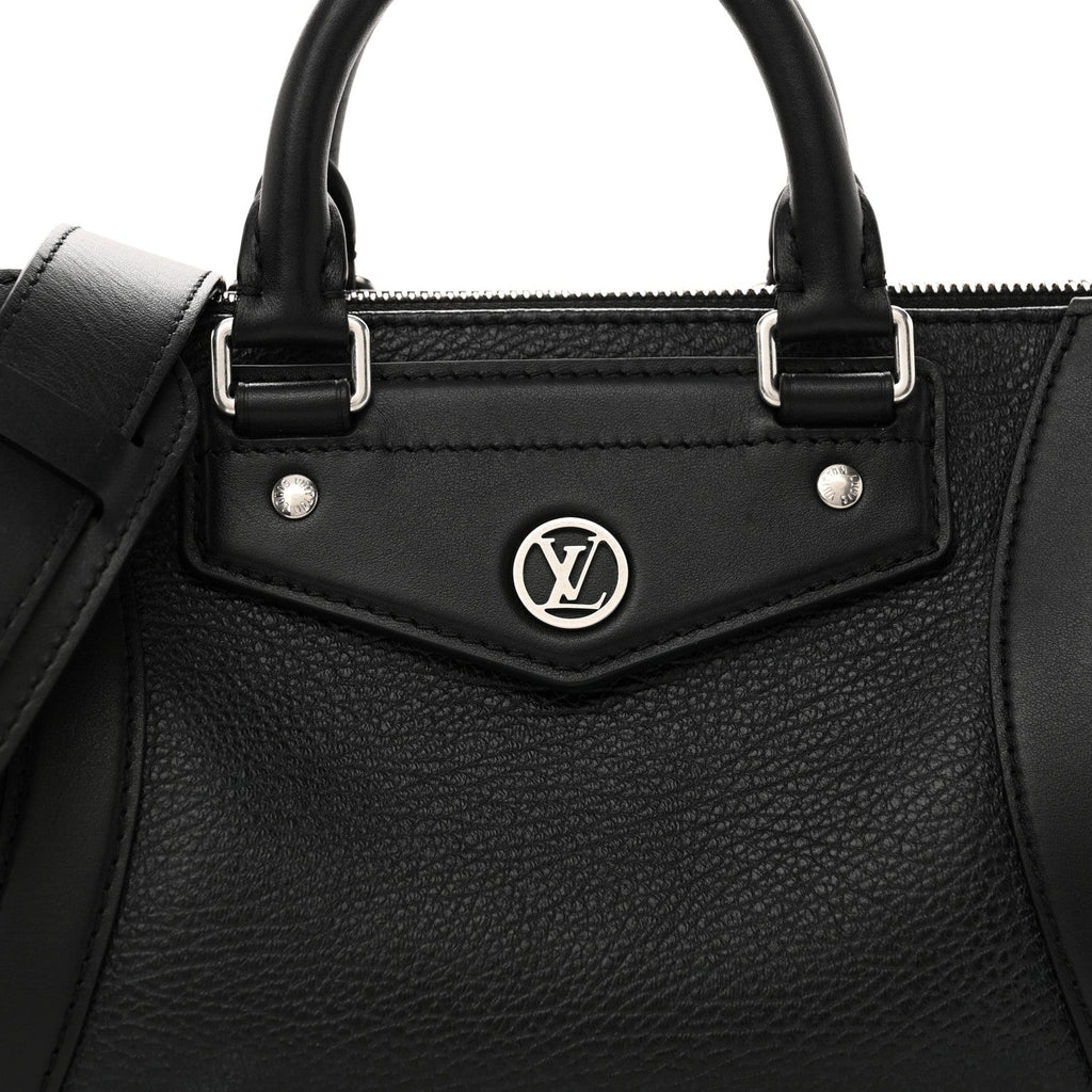 Pixel Lambskin LV Biker PM Black