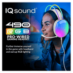 Pro-Wired Gaming Headset with Lights & Surround Sound