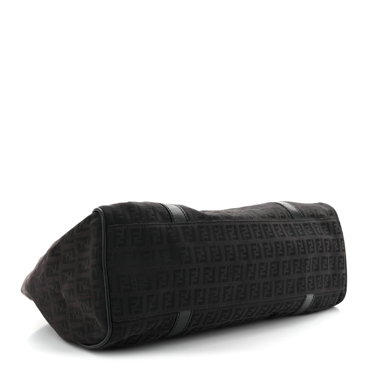 Zucchino Vitello Shoulder Bag Black Moro