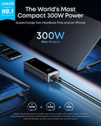 Anker Prime Power Bank (26K, 300W) and Anker Prime USB-C to USB-C Cable (240W, Upcycled-Braided)