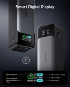Anker 737 Power Bank (PowerCore 24K) and Anker Nano Charger (70W, 3 Ports)