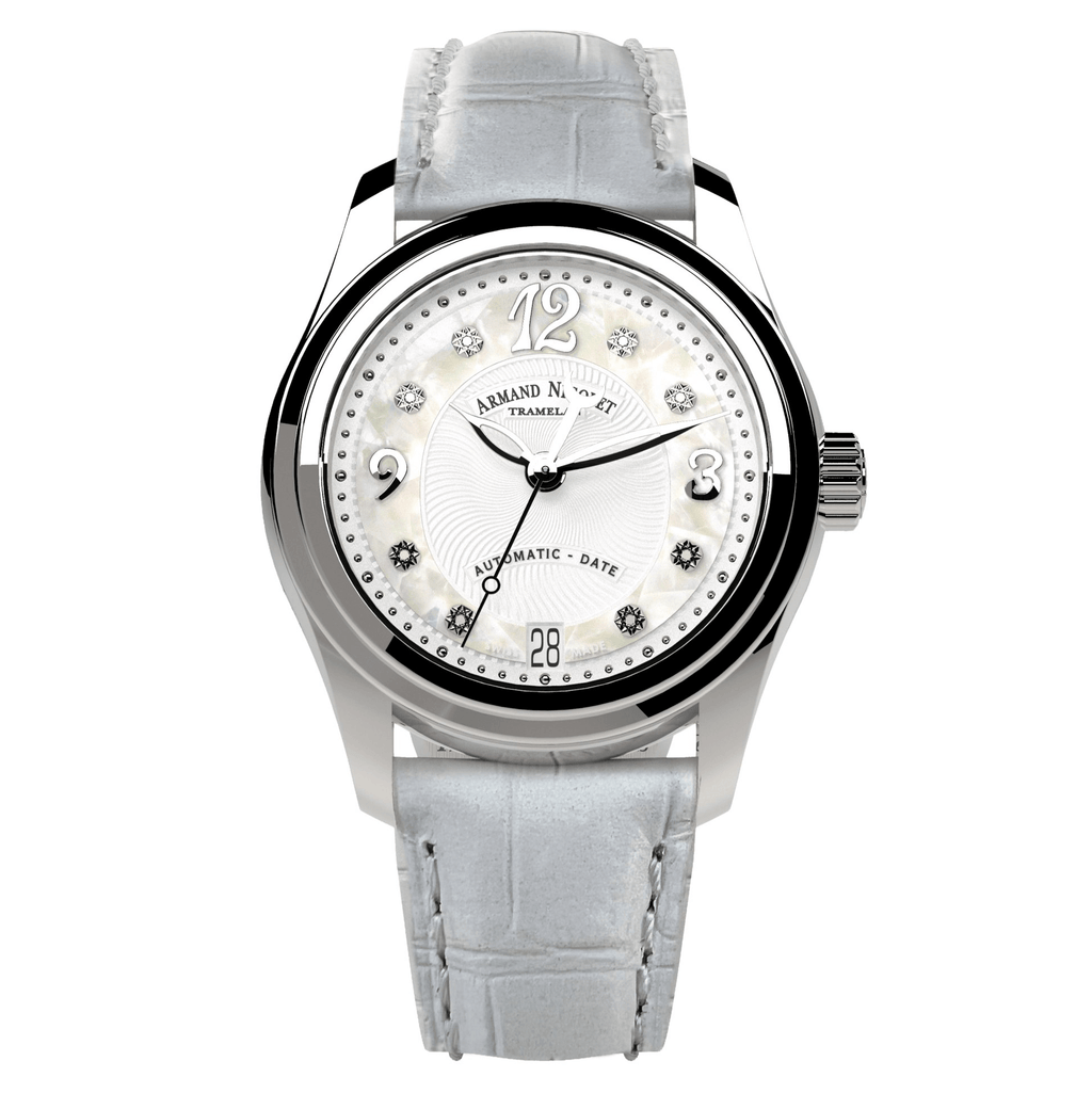 Armand Nicolet Ladies Watch M03-3 White Leather