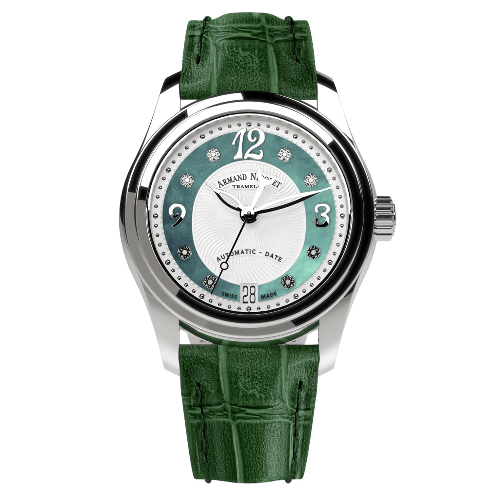 Armand Nicolet Ladies Watch M03-3 Green Leather