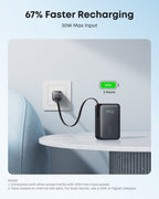 Anker Nano Power Bank (10K, 45W, Built-In Retractable USB-C Cable) | Customizable