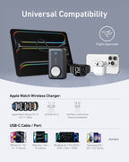 Anker MagGo Power Bank (10K, 35W, For Apple Watch) and Anker Nano Charger (45W, Smart Display, 180° Foldable)