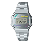 Casio Unisex Digital Watch 36mm Vintage PAC-MAN Silver