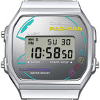 Casio Unisex Digital Watch 36mm Vintage PAC-MAN Silver