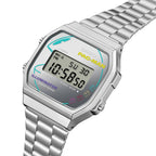 Casio Unisex Digital Watch 36mm Vintage PAC-MAN Silver