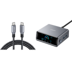 Anker Prime Charger (250W, 6 Ports, GaNPrime) with USB-C to USB-C Cable (240W)