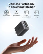 Anker MagGo Power Bank (10K, 35W, For Apple Watch) and Anker Nano Charger (35W, Built-In Retractable USB-C Cable)