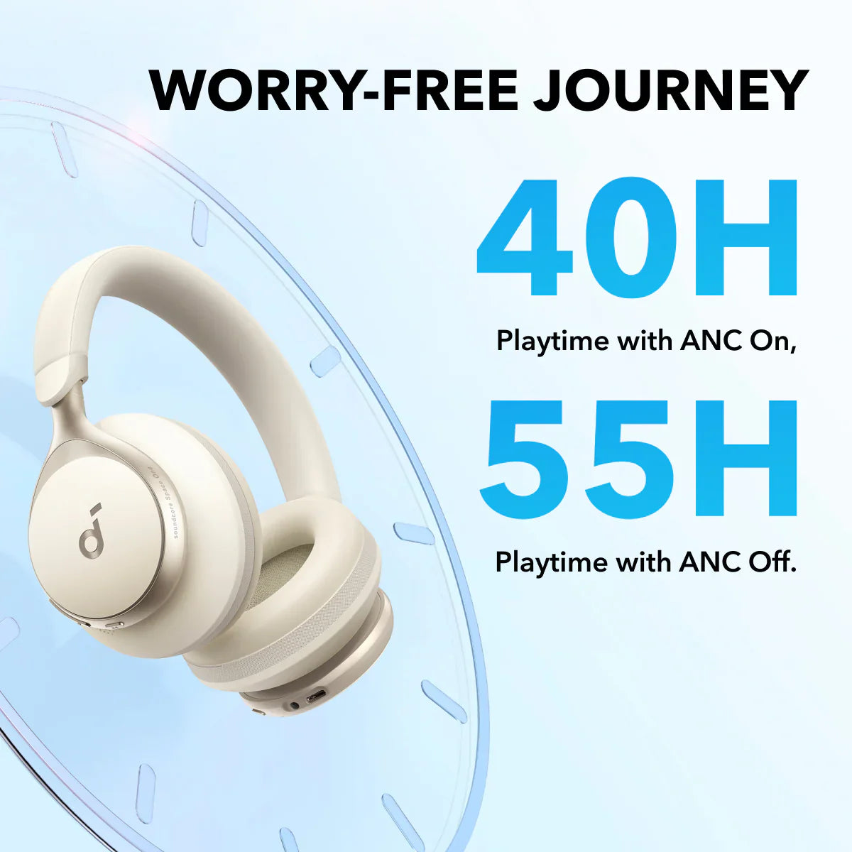soundcore Space One Active Noise Cancelling Headphones