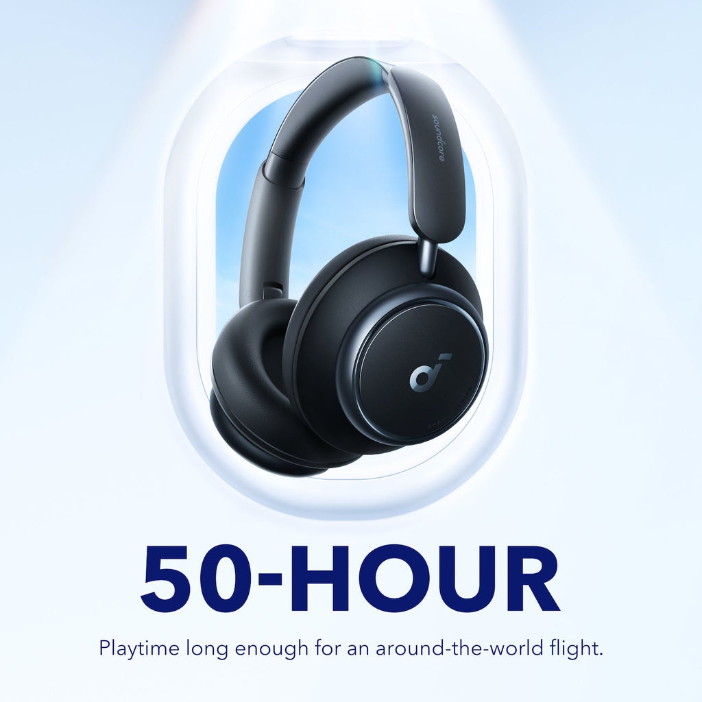 Space Q45 | Long-Lasting Noise Cancelling Headphones (LIVE）