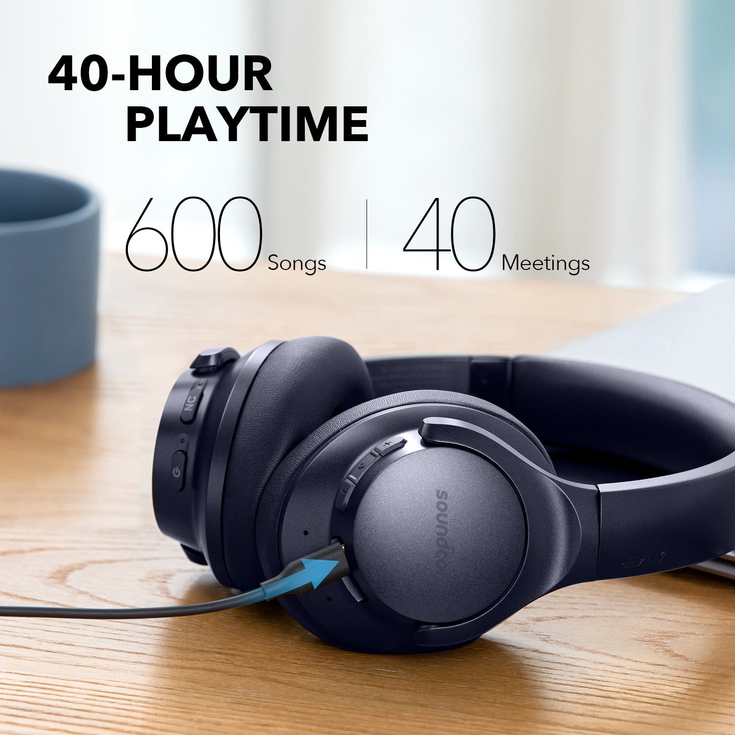Life Q20+ | ANC Headphones with Hi-Res Audio