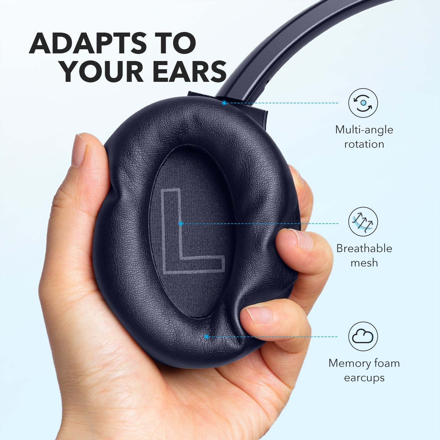 Life Q20+ | ANC Headphones with Hi-Res Audio