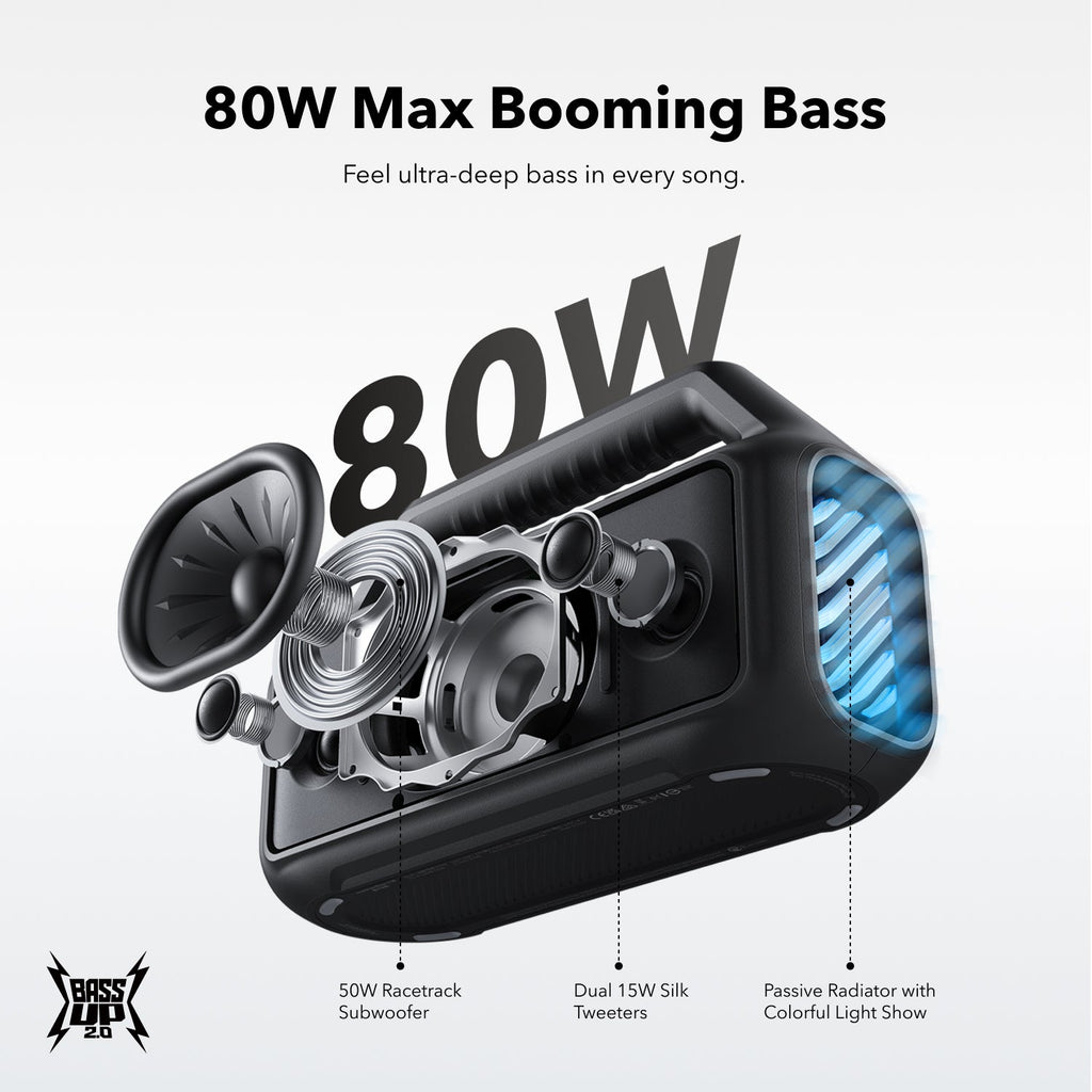 soundcore Boom 2 | Portable Bluetooth Speaker for Bass