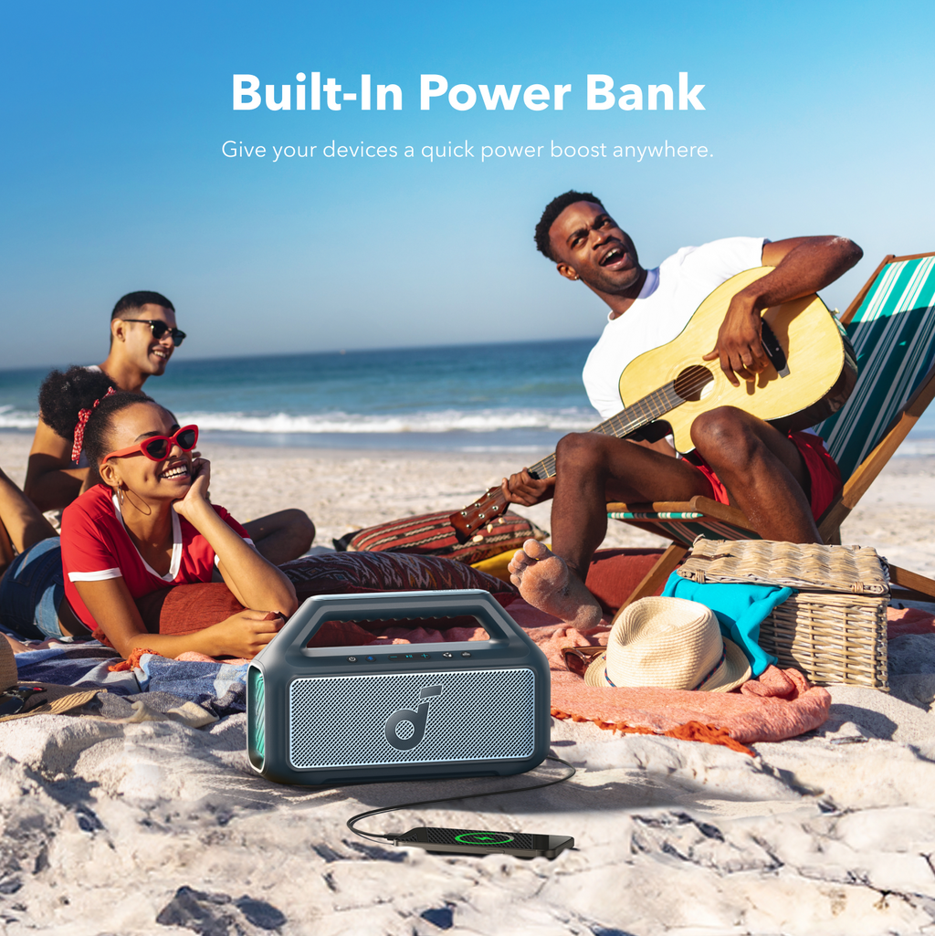 soundcore Boom 2 | Portable Bluetooth Speaker for Bass