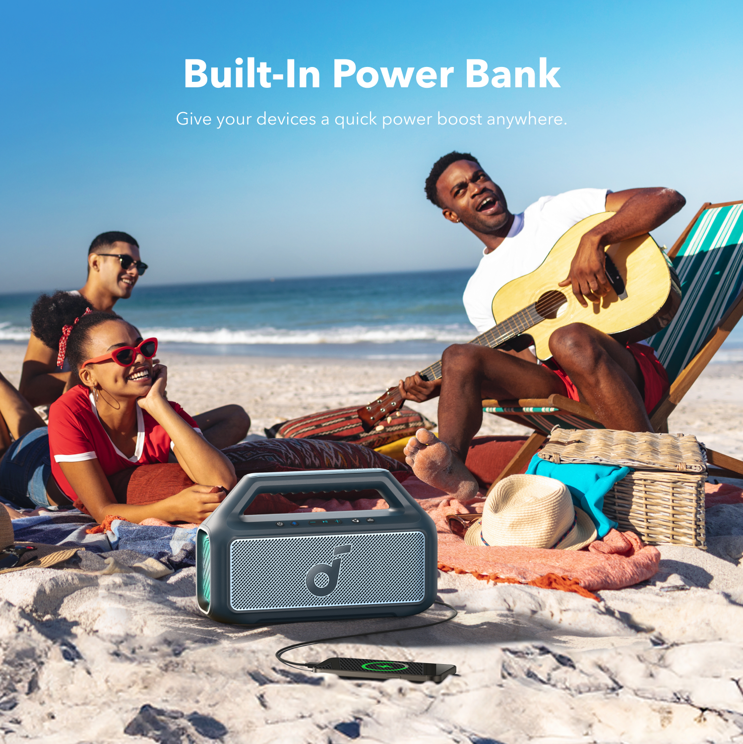 soundcore Boom 2 | Portable Bluetooth Speaker for Bass