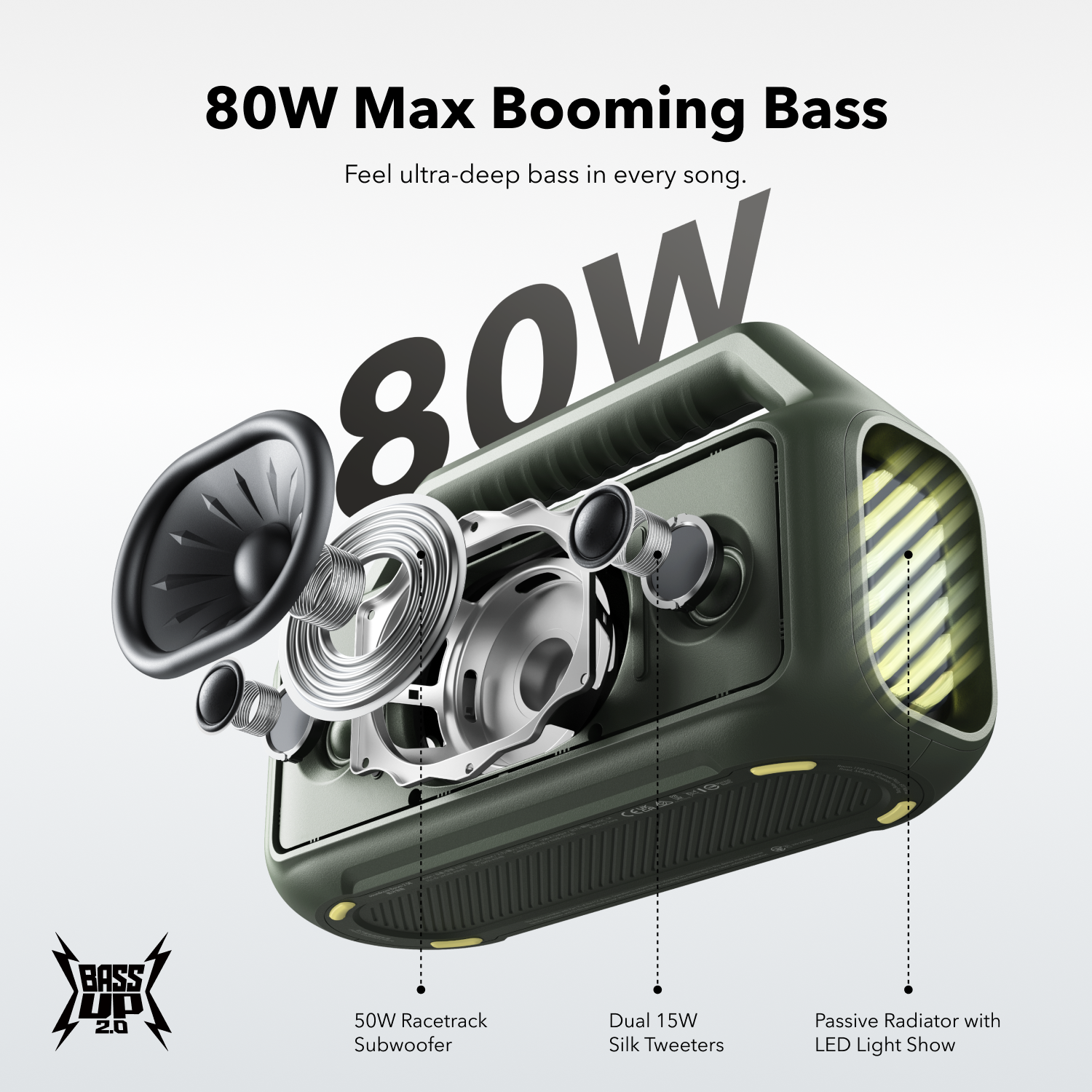 soundcore Boom 2 | Portable Bluetooth Speaker for Bass