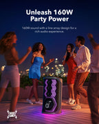 Rave 3 Karaoke Bluetooth Speaker with 2 Wireless Microphones