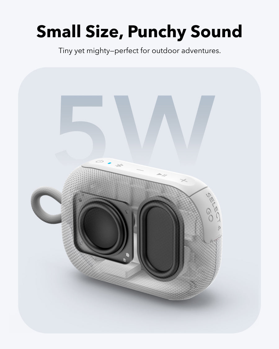 soundcore Select 4 Go Bluetooth Shower Speaker by Anker