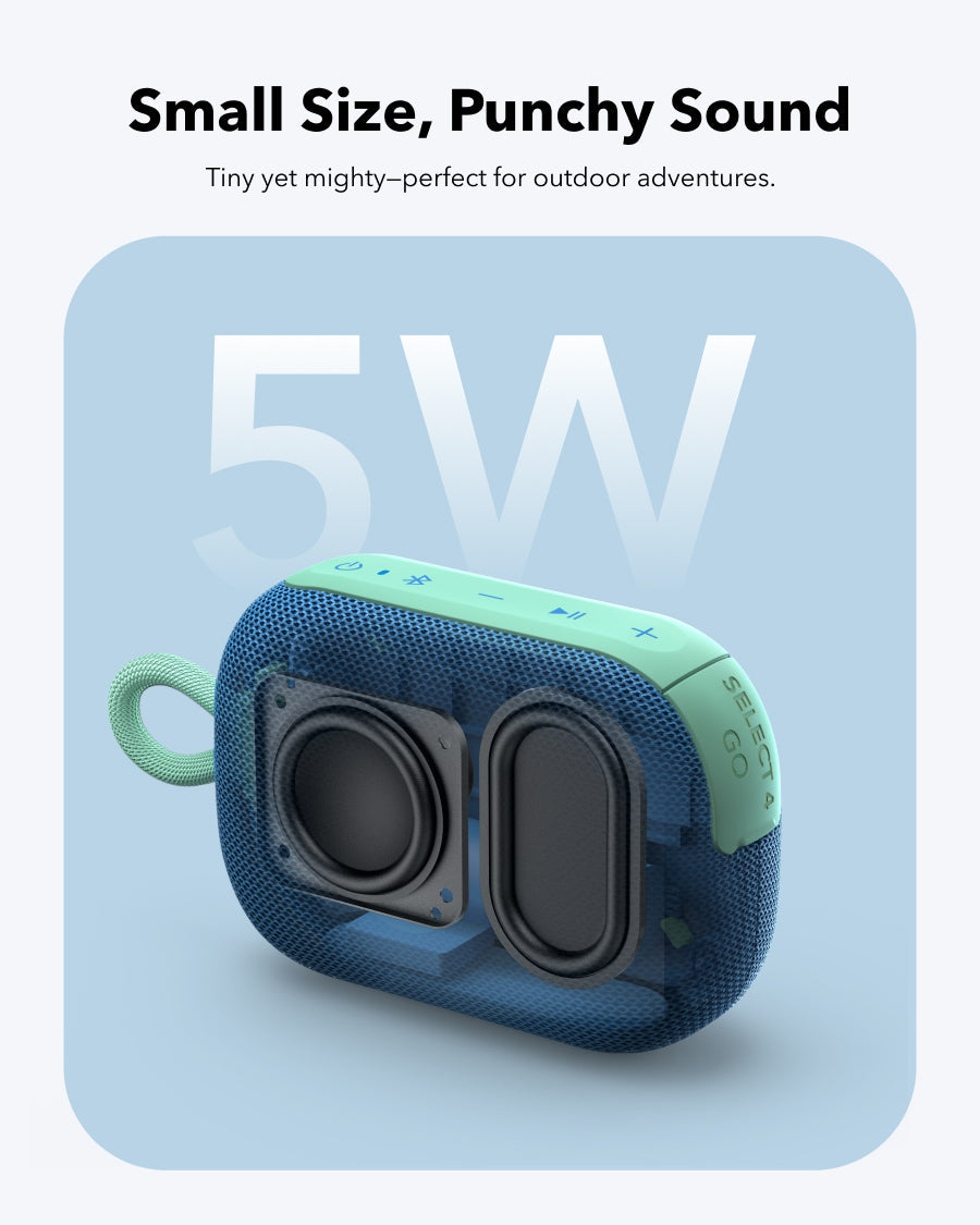 soundcore Select 4 Go Bluetooth Shower Speaker by Anker