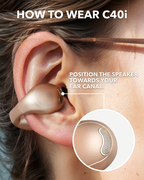 soundcore C40i Flexible and Comfortable Clip-On Earbuds
