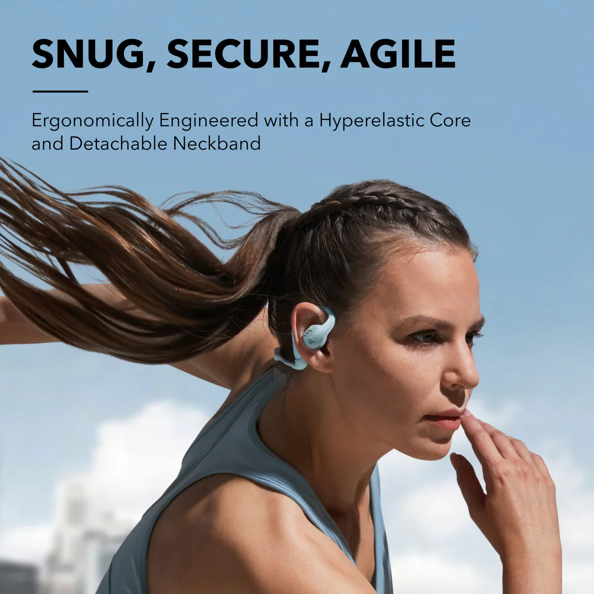 soundcore AeroFit Pro Secure Open-Ear Sport Earbuds