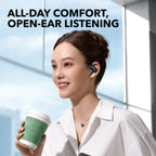 soundcore AeroFit 2 Adjustable Open-Ear Wireless Hi-Res Audio Earbuds with AI Translation