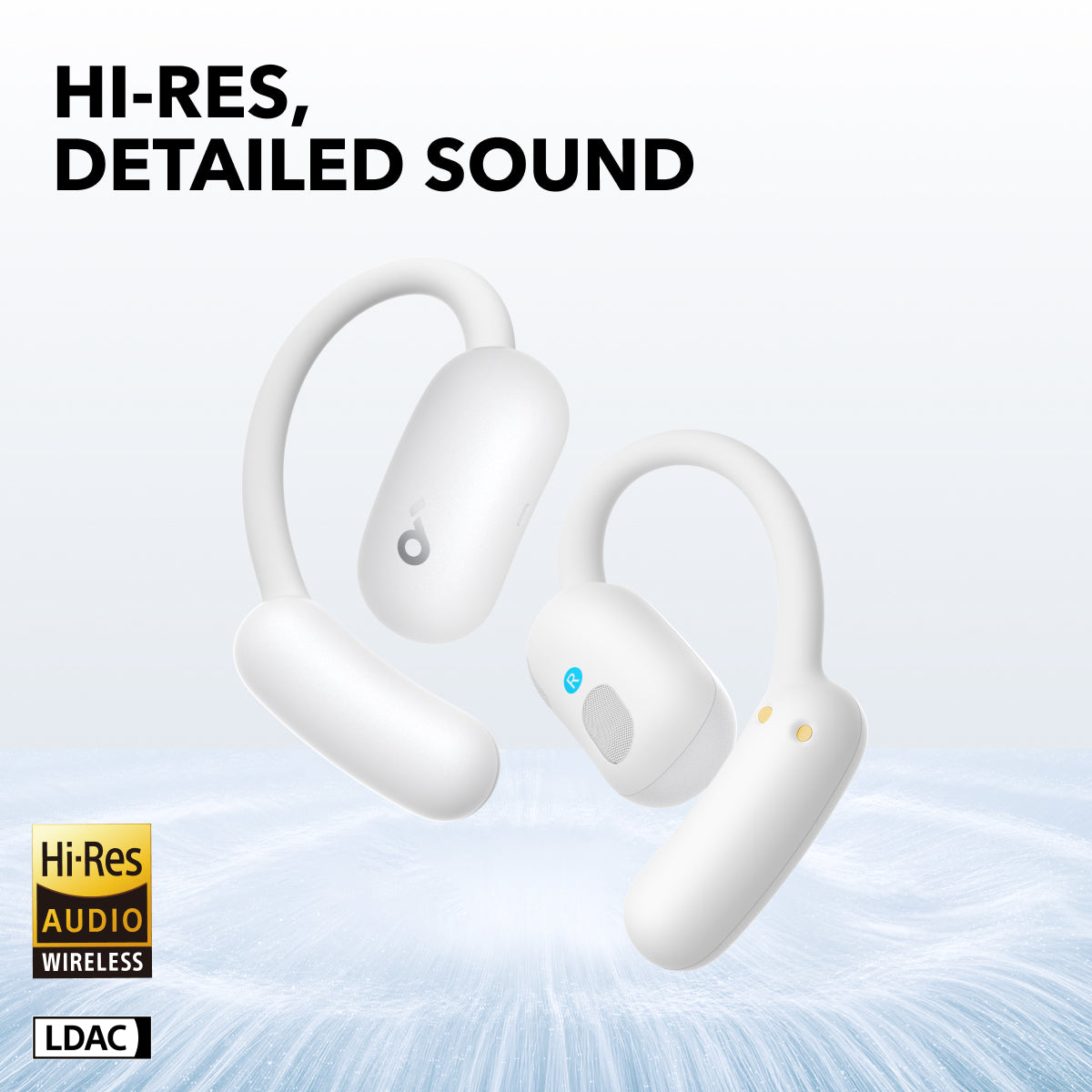 soundcore AeroFit 2 Adjustable Open-Ear Wireless Hi-Res Audio Earbuds with AI Translation