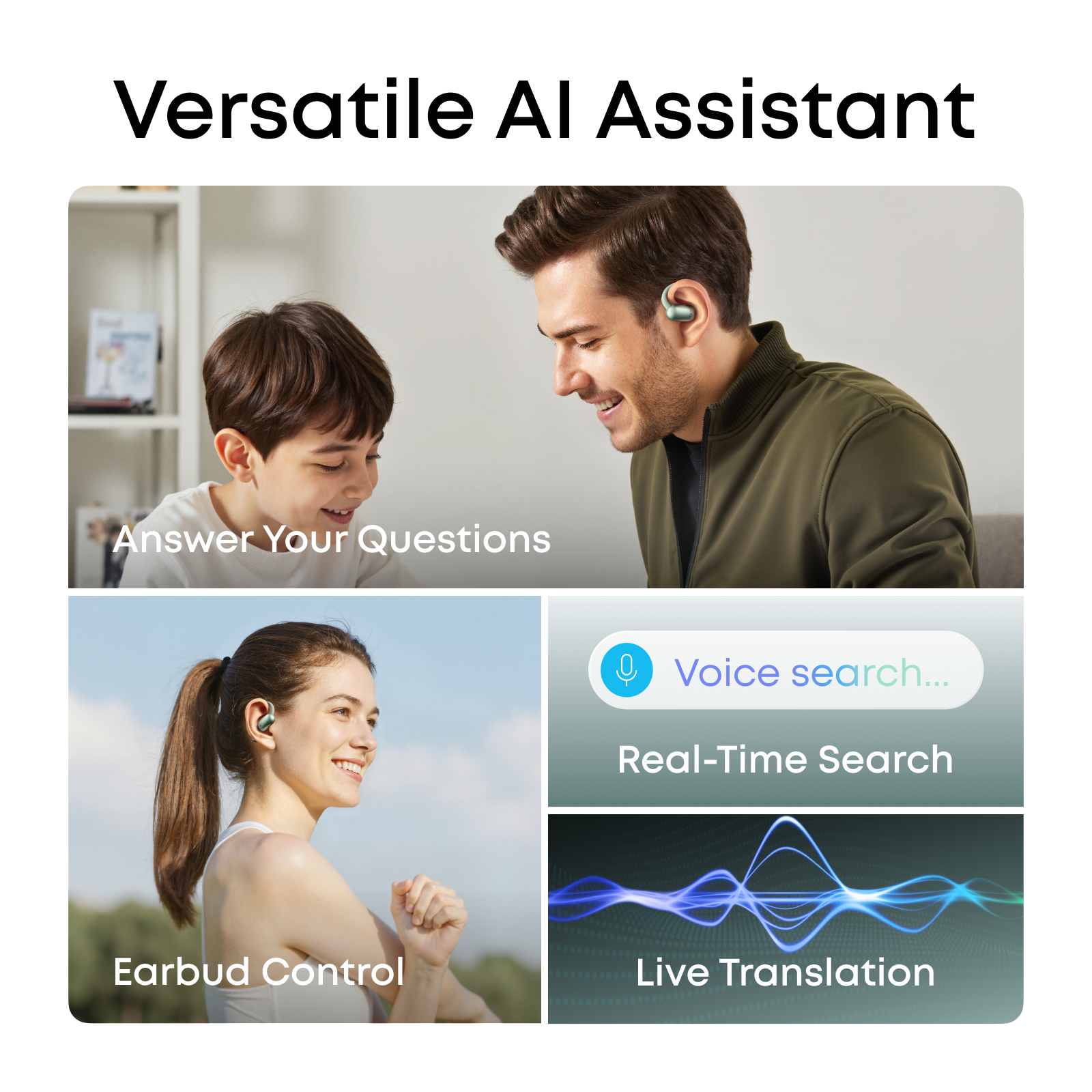 soundcore AeroFit 2 AI Assistant AI Translation for a Connected World