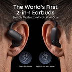 AeroFit 2 Pro｜2-in-1 Earbuds that Switch Between Open-Ear and ANC Modes