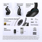 AeroFit 2 Pro｜2-in-1 Earbuds that Switch Between Open-Ear and ANC Modes
