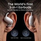 AeroFit 2 Pro｜2-in-1 Earbuds that Switch Between Open-Ear and ANC Modes
