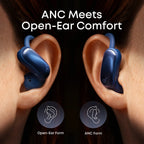 AeroFit 2 Pro Dual-Form Earbuds with Open-Ear and Active Noise Cancellation Form