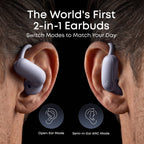AeroFit 2 Pro｜2-in-1 Earbuds that Switch Between Open-Ear and ANC Modes