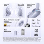 AeroFit 2 Pro｜2-in-1 Earbuds that Switch Between Open-Ear and ANC Modes