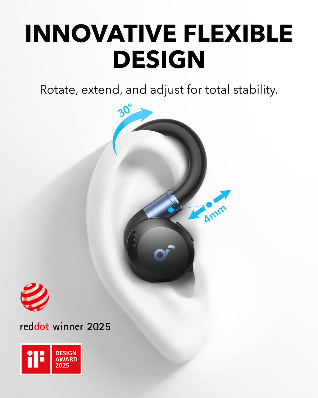 Sport X20 Comfortable In-Ear Sport Earbuds with Hook