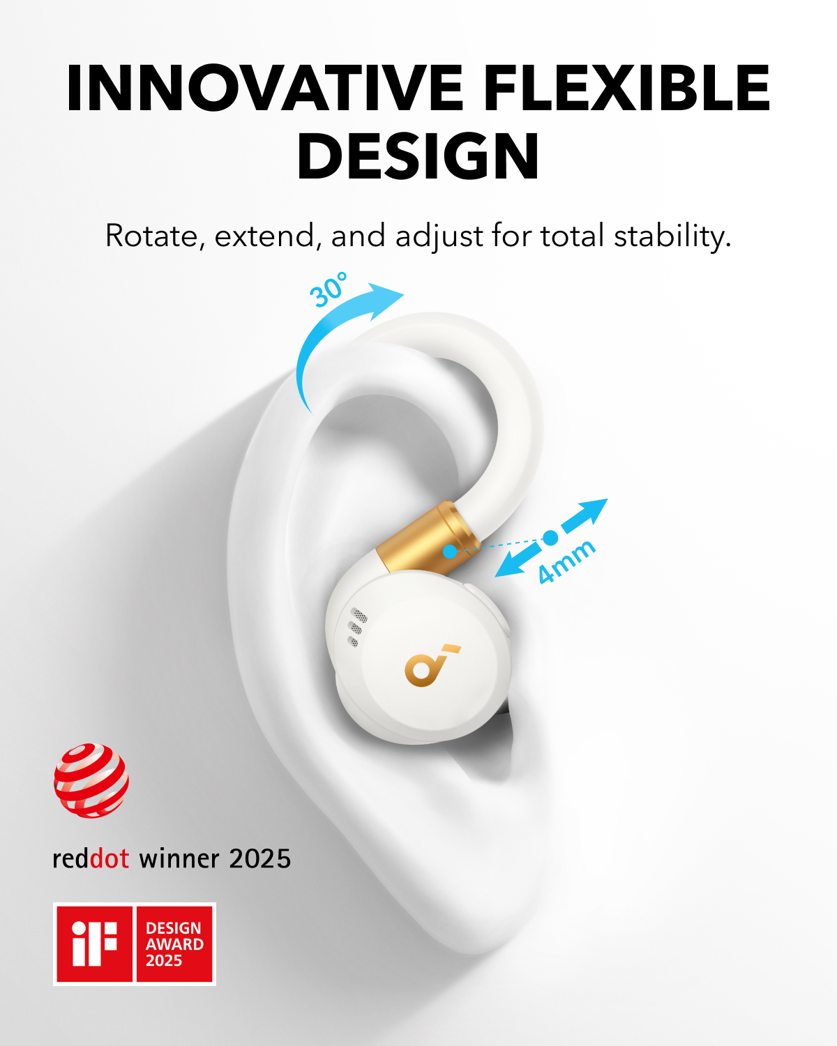 Sport X20 Comfortable In-Ear Sport Earbuds with Hook