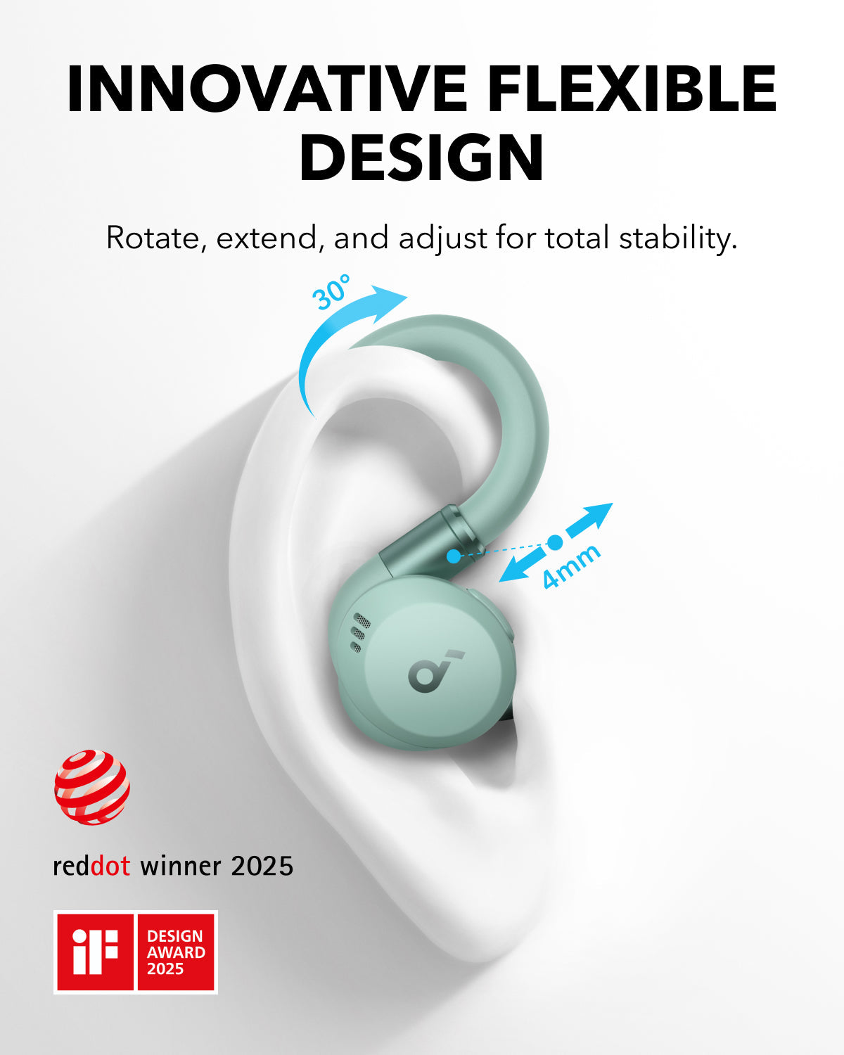 Sport X20 Comfortable In-Ear Sport Earbuds with Hook