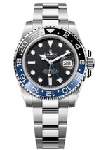 Rolex Steel GMT-Master II 40  - Black And Blue Batman Bezel - Black Dial - Oyster Bracelet - 126710BLNR