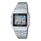 Casio Vintage Silver Digital Unisex Watch