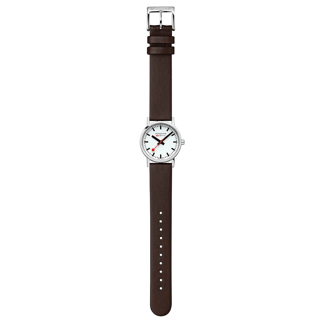 Mondaine Ladies' White Classic 30mm Watch